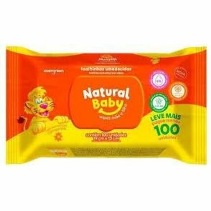 Toalha Umedecida Naural Baby C100 Unidades