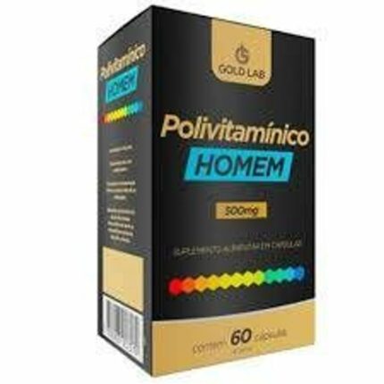 Polivitaminico Homem Gold Lab C60 Capsulas